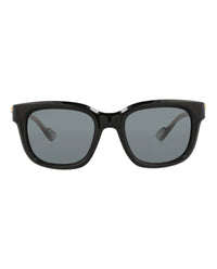 Gucci Mens Square/Rectangle Black Black Grey Fashion Designer Eyewear