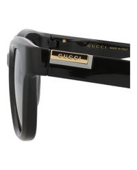 Gucci Mens Square/Rectangle Black Black Grey Fashion Designer Eyewear