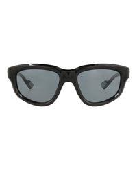 Gucci Mens Round/Oval Black Black Grey Fashion Designer Eyewear