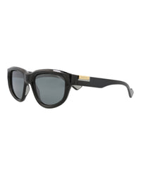Gucci Mens Round/Oval Black Black Grey Fashion Designer Eyewear