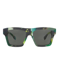 Gucci Mens Square/Rectangle Green Green Grey Fashion Designer Eyewear