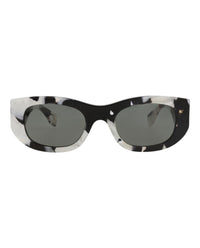 Gucci Unisex Round/Oval Black Black Grey Fashion Designer Eyewear