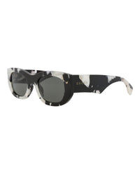 Gucci Unisex Round/Oval Black Black Grey Fashion Designer Eyewear