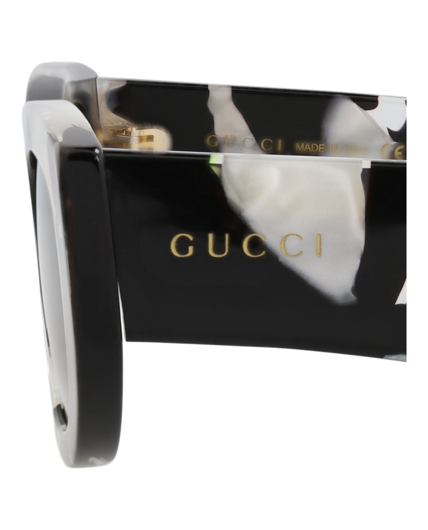 Gucci Unisex Round/Oval Black Black Grey Fashion Designer Eyewear