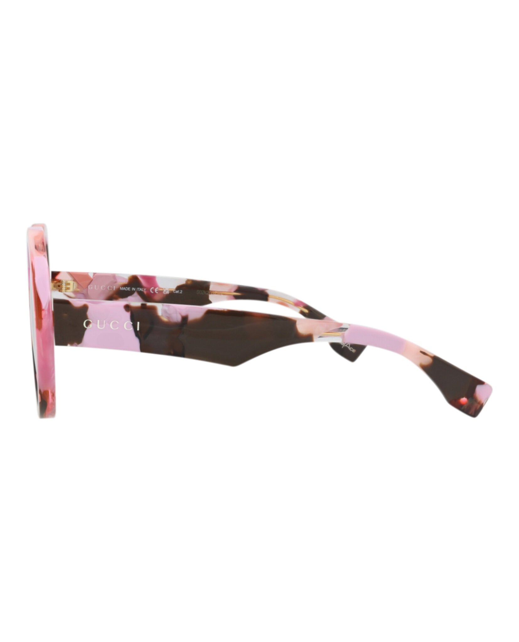 Gucci Womens Round/Oval Pink Pink Violet Fashion Designer Eyewear