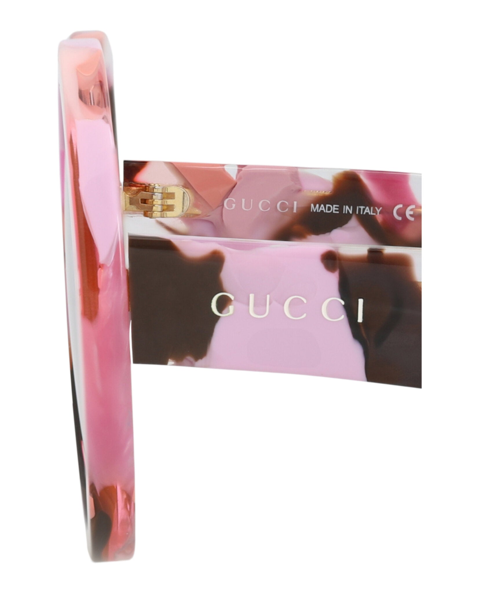 Gucci Gucci Womens Round/Oval Pink Pink Violet Fashion Designer Eyewear
