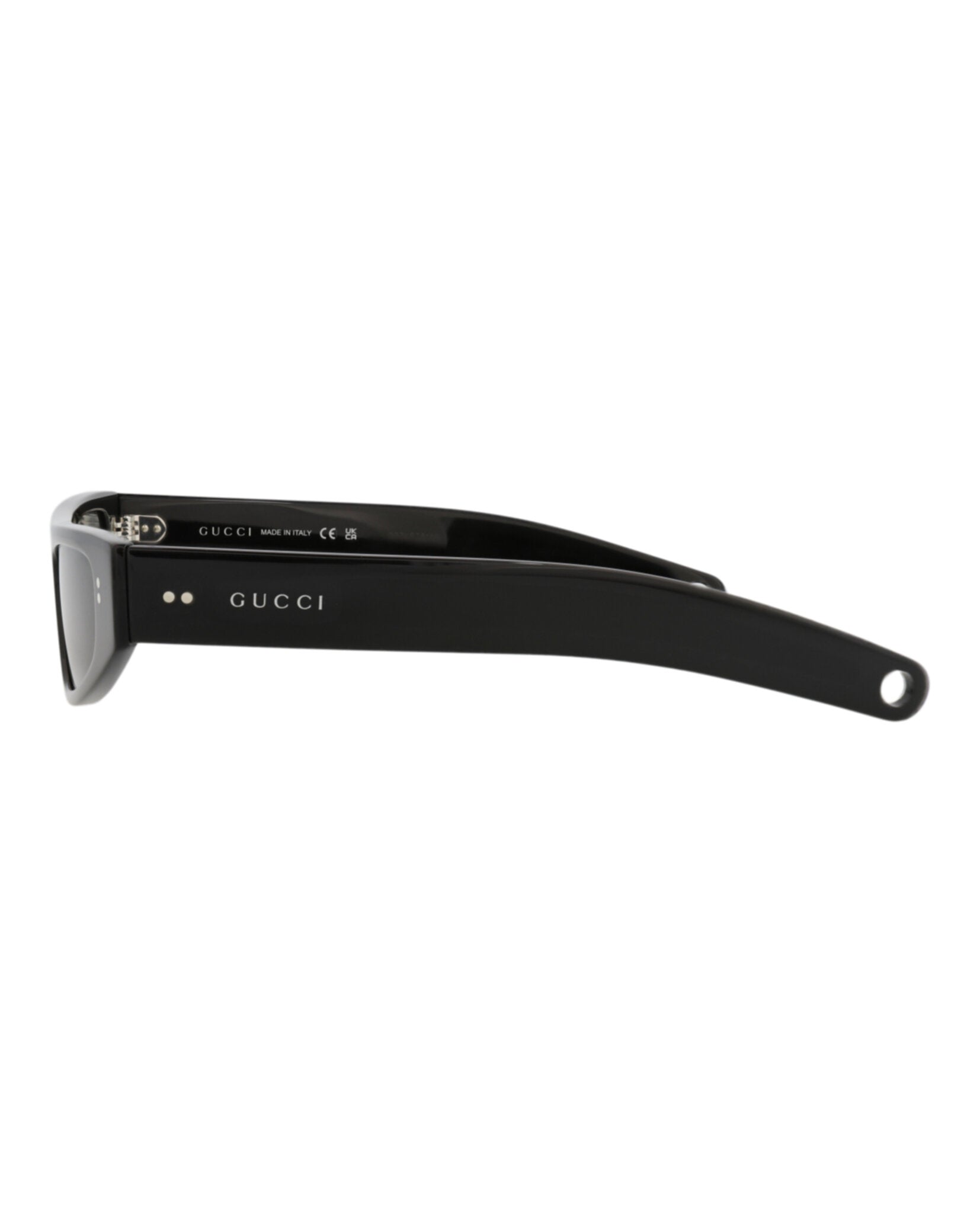 Gucci Womens Cat Eye Black Black Grey Fashion Designer Eyewear