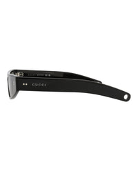 Gucci Womens Cat Eye Black Black Grey Fashion Designer Eyewear