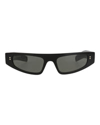 Gucci Womens Cat Eye Black Black Grey Fashion Designer Eyewear