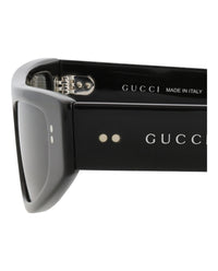 Gucci Womens Cat Eye Black Black Grey Fashion Designer Eyewear