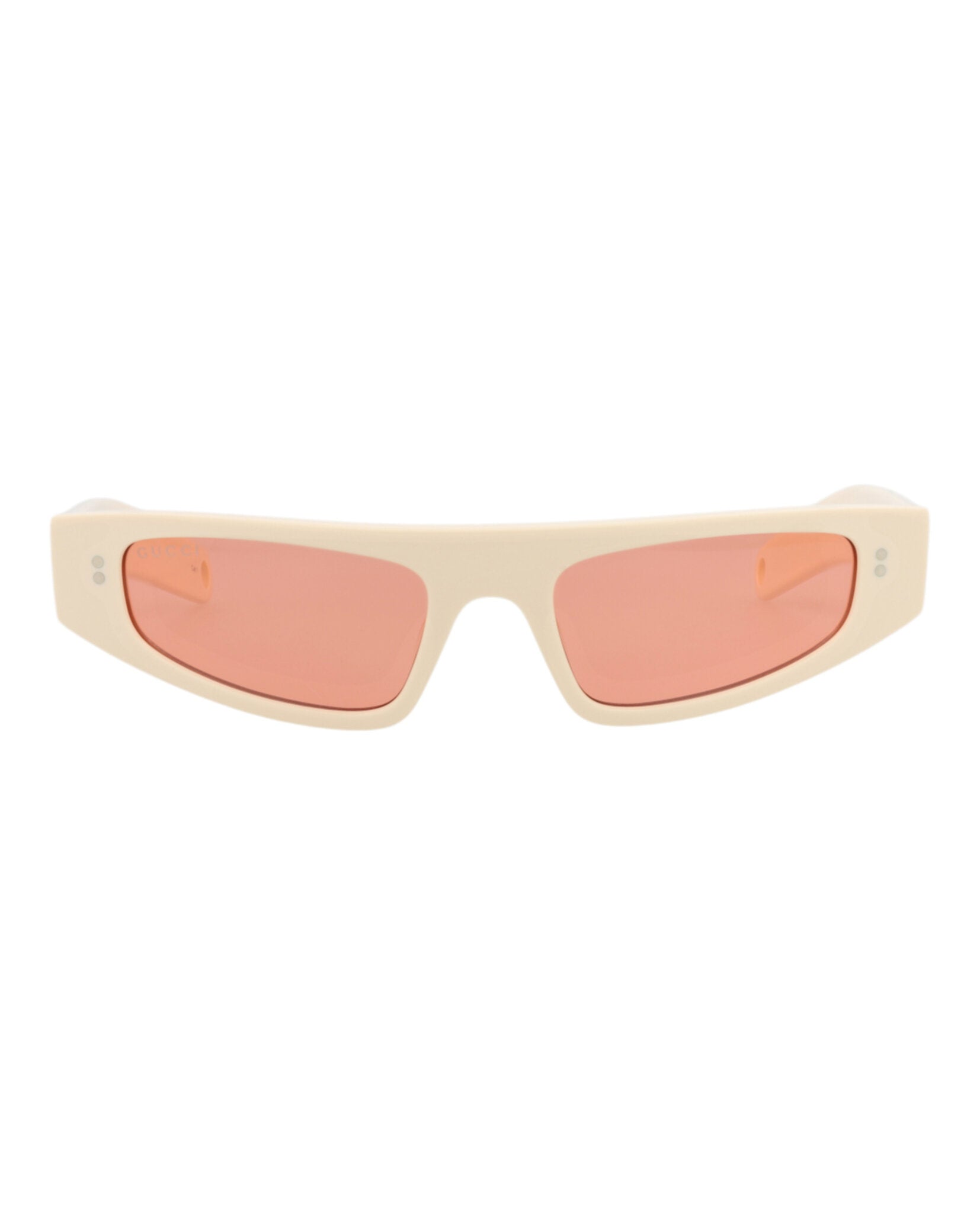 Gucci Gucci Womens Cat Eye Ivory Ivory Red Fashion Designer Eyewear