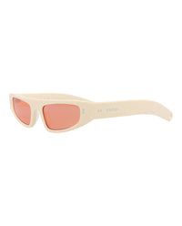 Gucci Gucci Womens Cat Eye Ivory Ivory Red Fashion Designer Eyewear