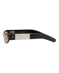 Gucci Gucci Womens Cat Eye Black Black Yellow Fashion Designer Eyewear