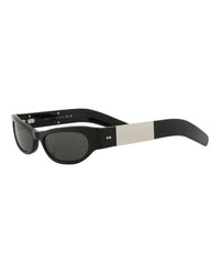 Gucci Womens Cat Eye Black Black Grey Fashion Designer Eyewear