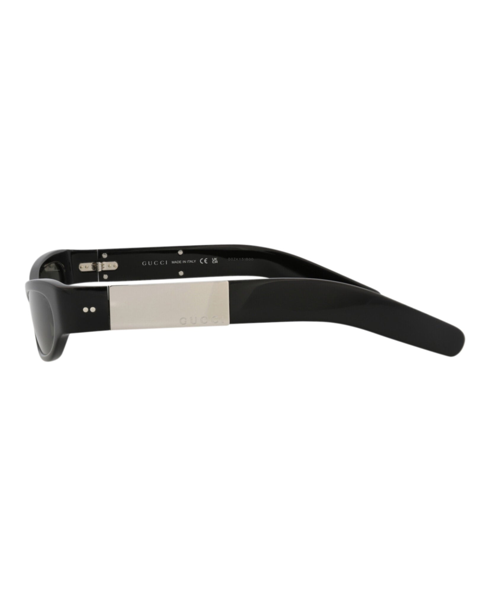 Gucci Womens Cat Eye Black Black Grey Fashion Designer Eyewear