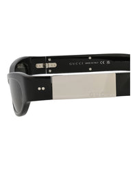 Gucci Womens Cat Eye Black Black Grey Fashion Designer Eyewear