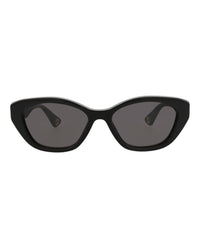 Gucci Womens Cat Eye Black Black Grey Fashion Designer Eyewear