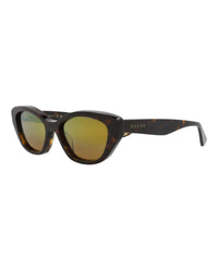 Gucci Gucci Womens Cat Eye Havana Havana Gold Fashion Designer Eyewear