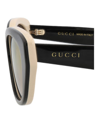 Gucci Gucci Womens Cat Eye Black Black Red Fashion Designer Eyewear