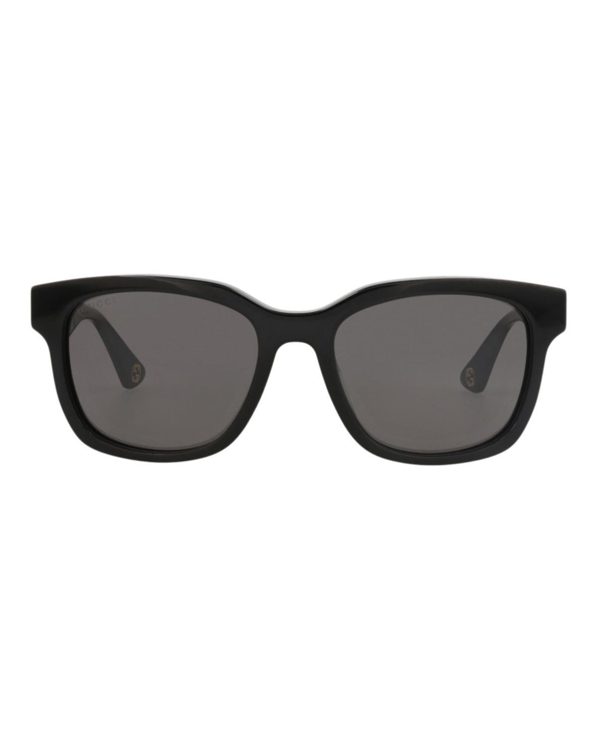 Gucci Gucci Mens Square/Rectangle Black Black Grey Fashion Designer Eyewear