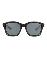 Gucci Gucci Mens Square/Rectangle Black Black Grey Fashion Designer Eyewear