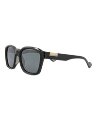 Gucci Gucci Mens Square/Rectangle Black Black Grey Fashion Designer Eyewear