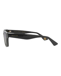 Gucci Mens Square/Rectangle Black Grey Blue Fashion Designer Eyewear
