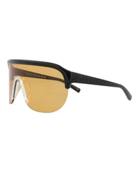 Gucci Gucci Mens Shield/Wrap Black Black Orange Fashion Designer Eyewear