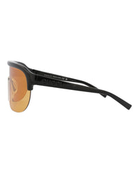 Gucci Gucci Mens Shield/Wrap Black Black Orange Fashion Designer Eyewear