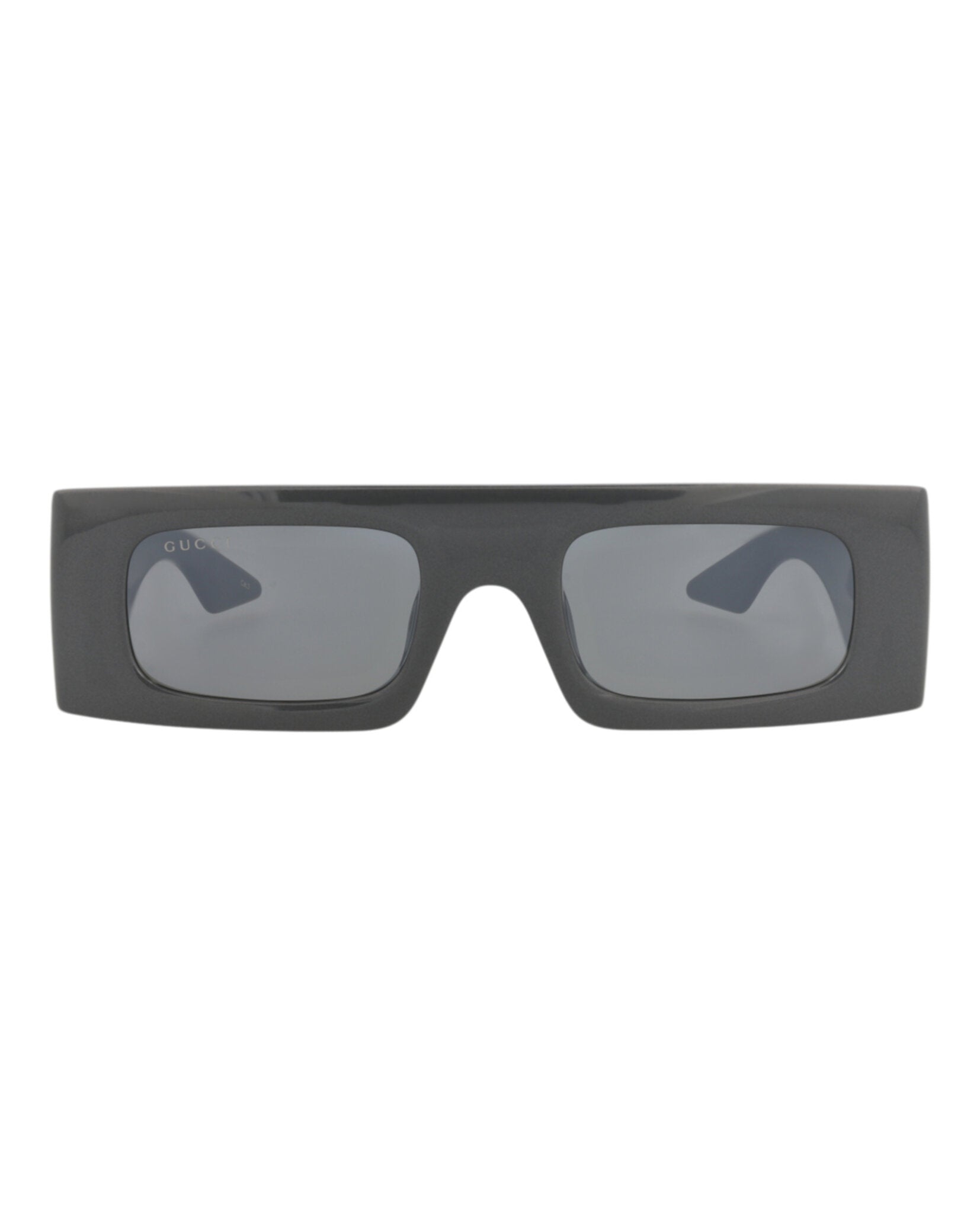 Gucci Womens Shield/Wrap Grey Grey Grey Fashion Designer Eyewear