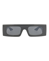 Gucci Womens Shield/Wrap Grey Grey Grey Fashion Designer Eyewear