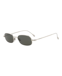 Gucci Gucci Mens Square/Rectangle Silver Silver Grey Fashion Designer Eyewear