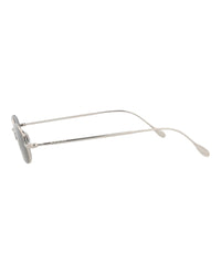 Gucci Gucci Mens Square/Rectangle Silver Silver Grey Fashion Designer Eyewear