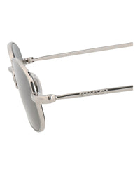 Gucci Gucci Mens Square/Rectangle Silver Silver Grey Fashion Designer Eyewear