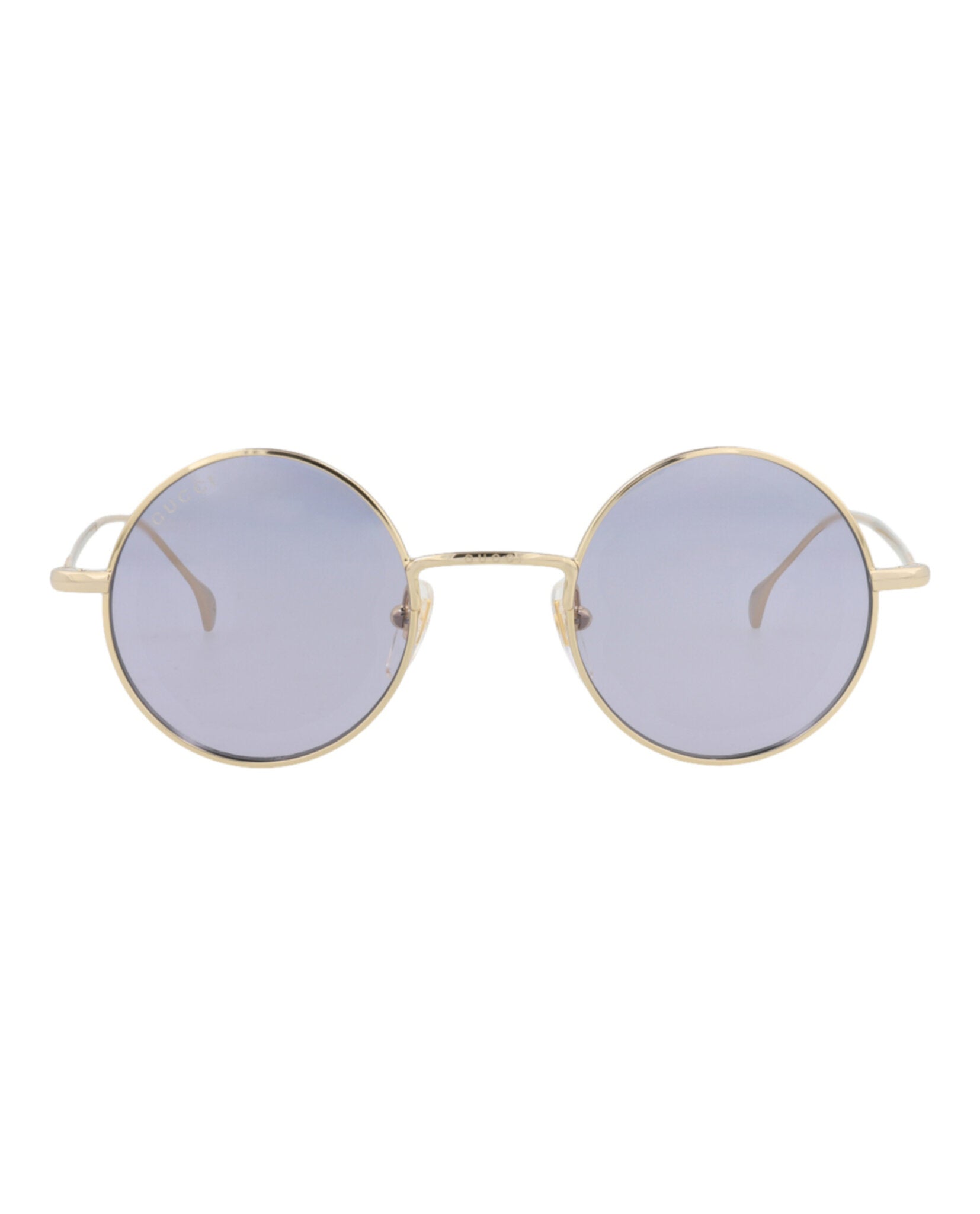 Gucci Womens Round/Oval Gold Gold Violet Fashion Designer Eyewear