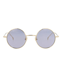 Gucci Womens Round/Oval Gold Gold Violet Fashion Designer Eyewear