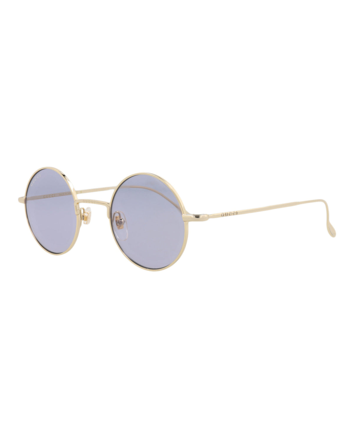 Gucci Womens Round/Oval Gold Gold Violet Fashion Designer Eyewear