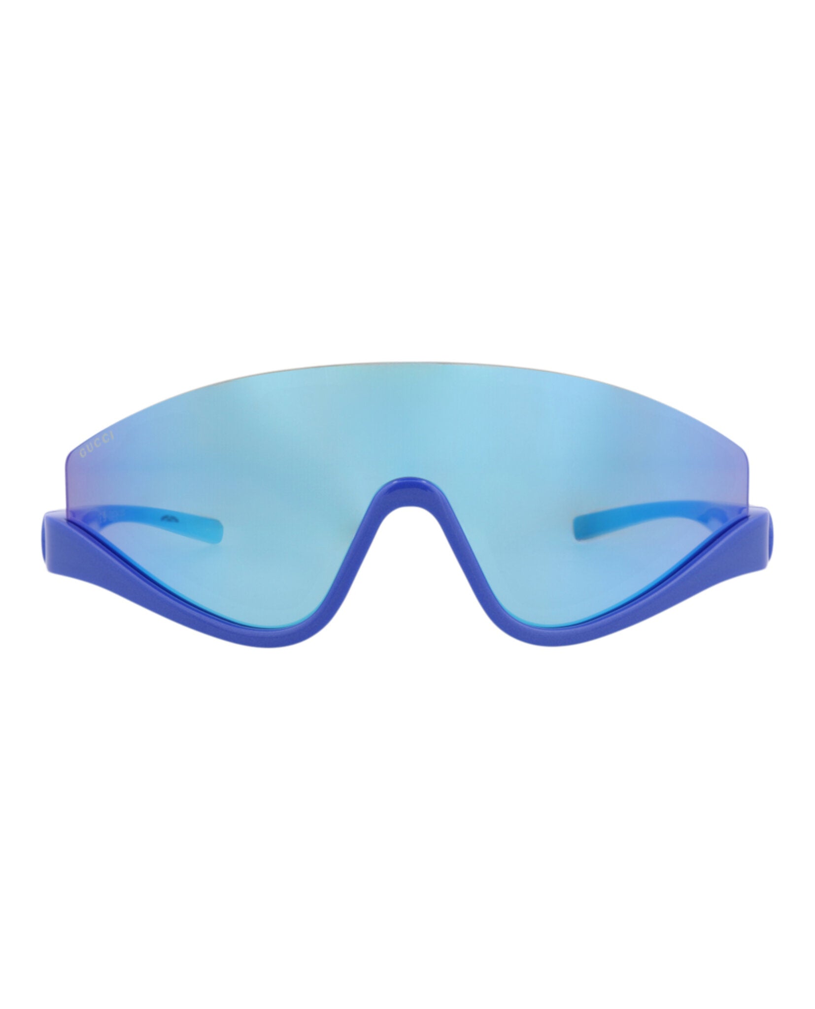 Gucci Womens Shield/Wrap Blue Blue Blue Fashion Designer Eyewear