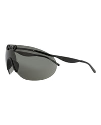 Gucci Mens Shield/Wrap Black Black Grey Fashion Designer Eyewear