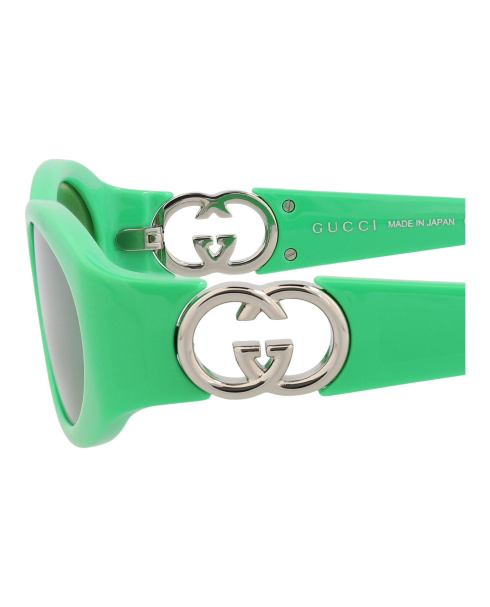 Gucci Womens Round/Oval Green Green Green Fashion Designer Eyewear