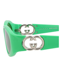 Gucci Womens Round/Oval Green Green Green Fashion Designer Eyewear