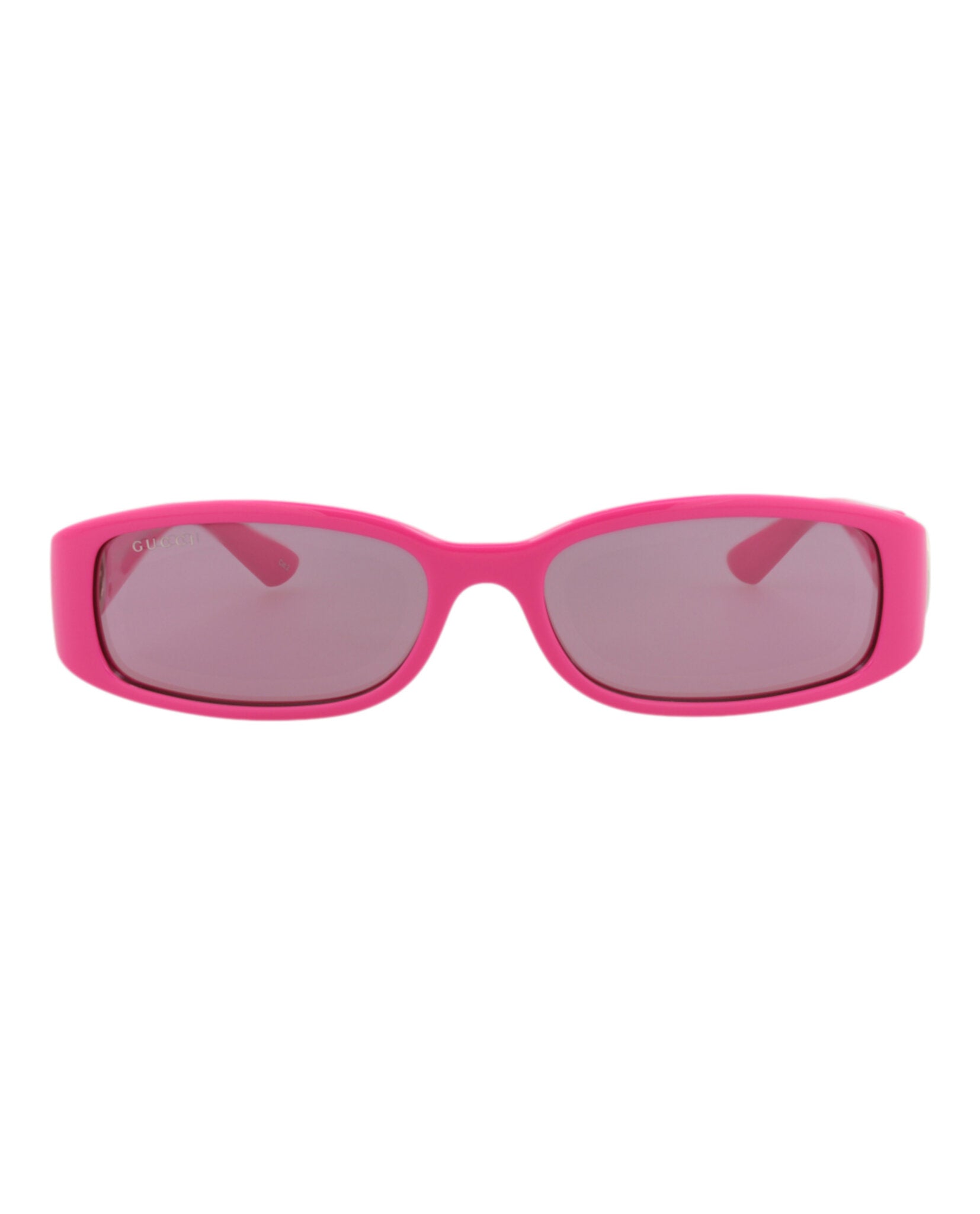 Gucci Womens Square/Rectangle Fuchsia Fuchsia Pink Fashion Designer Eyewear