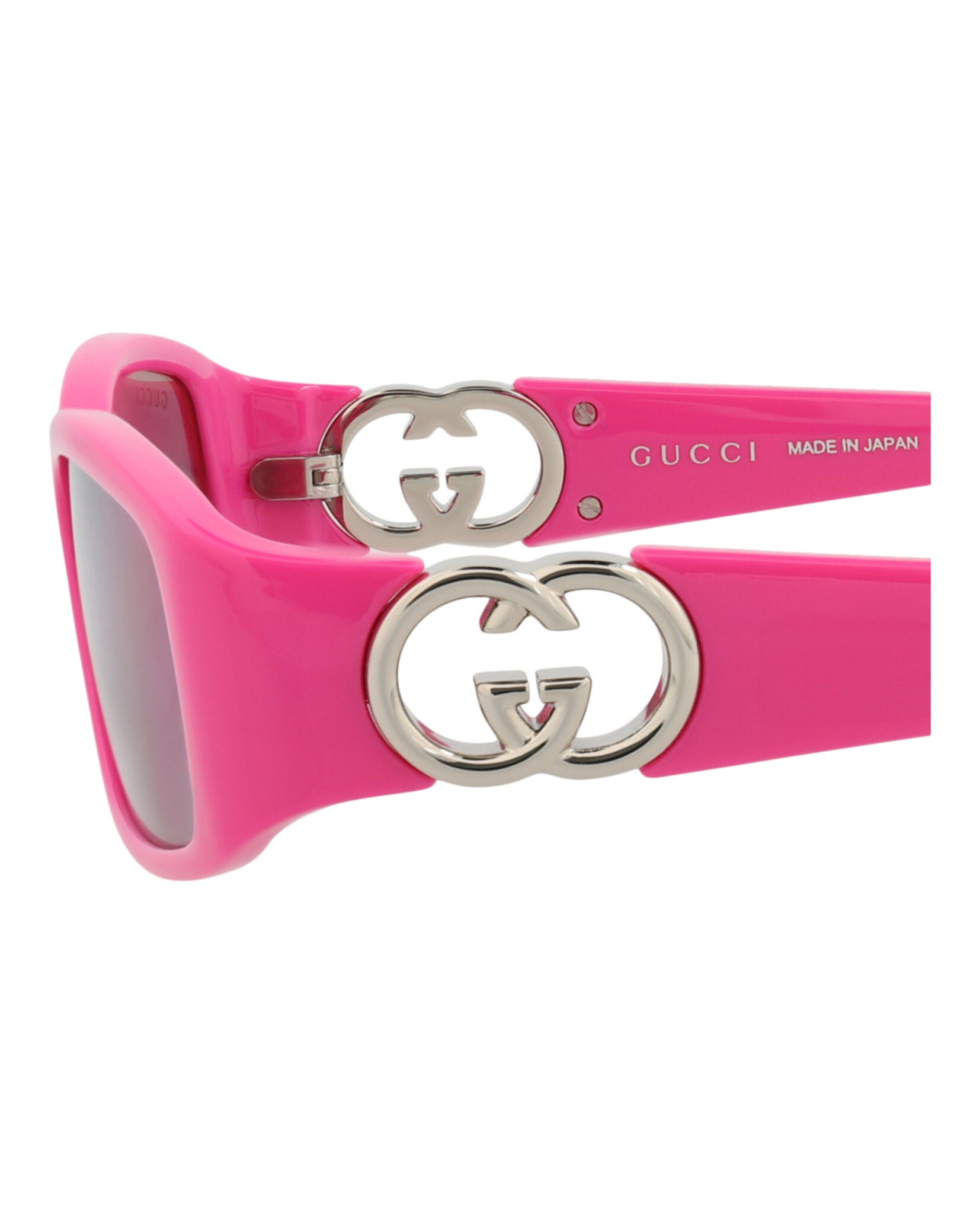 Gucci Womens Square/Rectangle Fuchsia Fuchsia Pink Fashion Designer Eyewear
