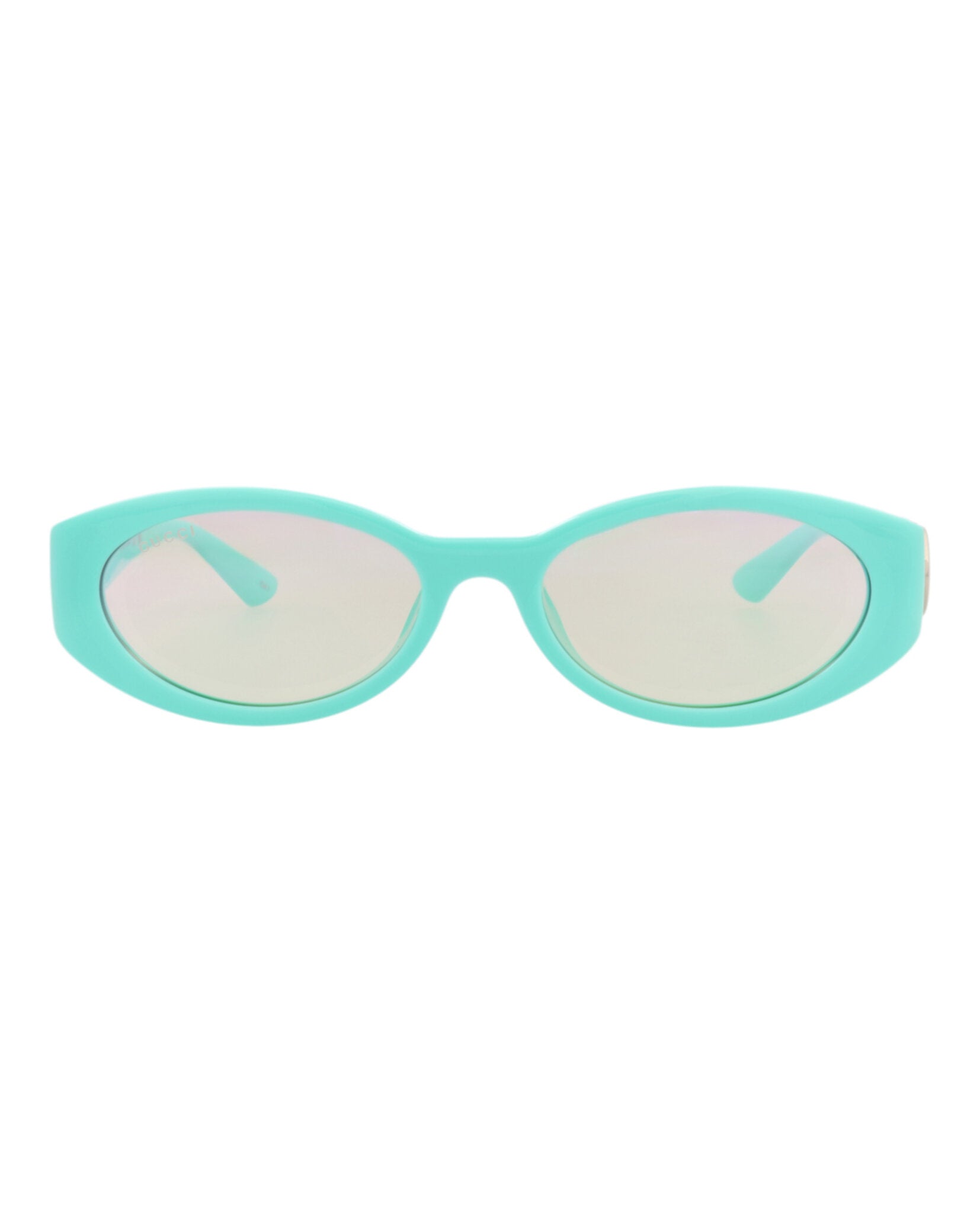 Gucci Womens Round/Oval Light Blue Light Blue Pink Fashion Designer Eyewear