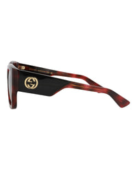 Gucci Gucci Womens Square/Rectangle Havana Havana Violet Fashion Designer Eyewear