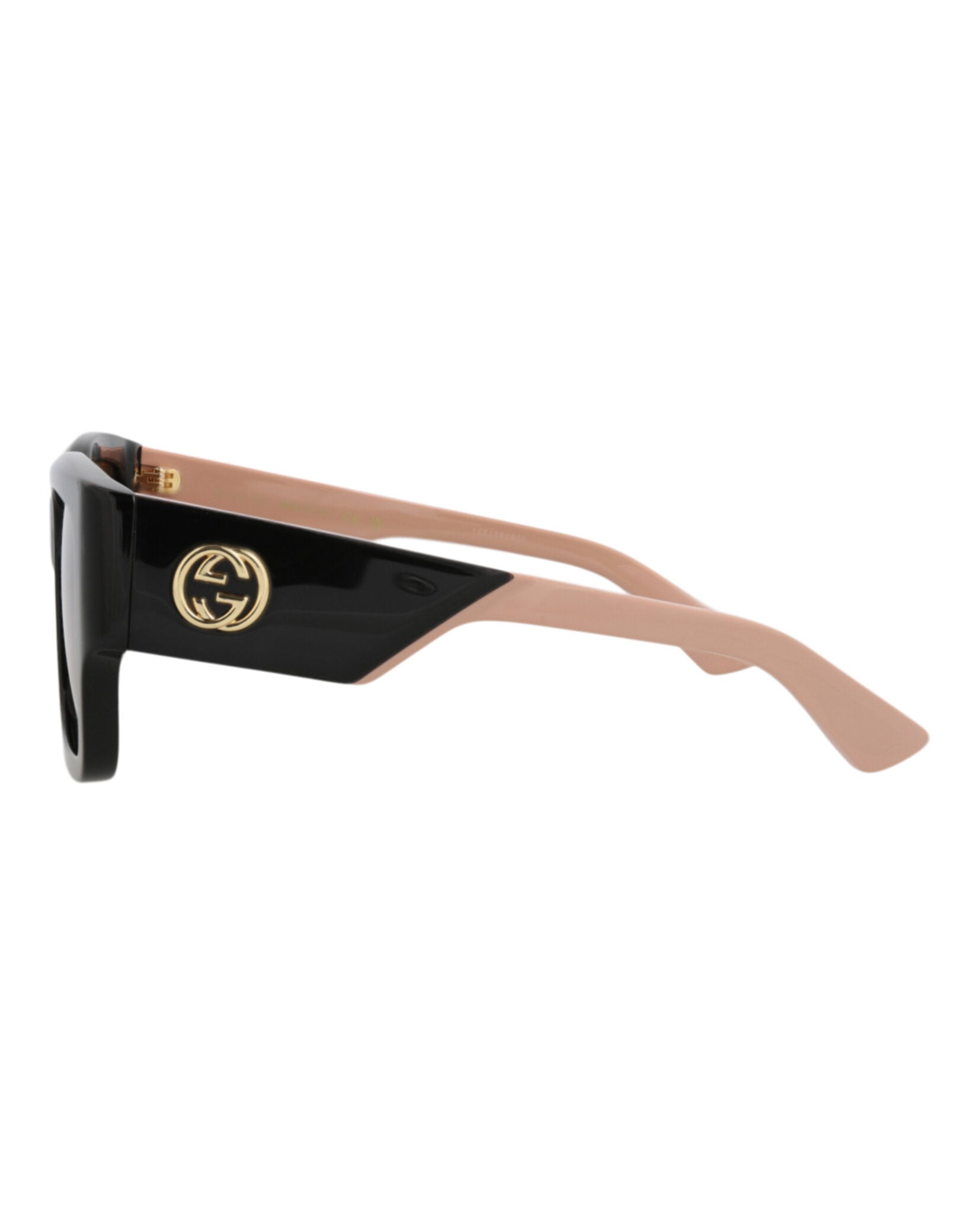 Gucci Gucci Womens Square/Rectangle Black Pink Brown Fashion Designer Eyewear