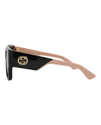 Gucci Gucci Womens Square/Rectangle Black Pink Brown Fashion Designer Eyewear
