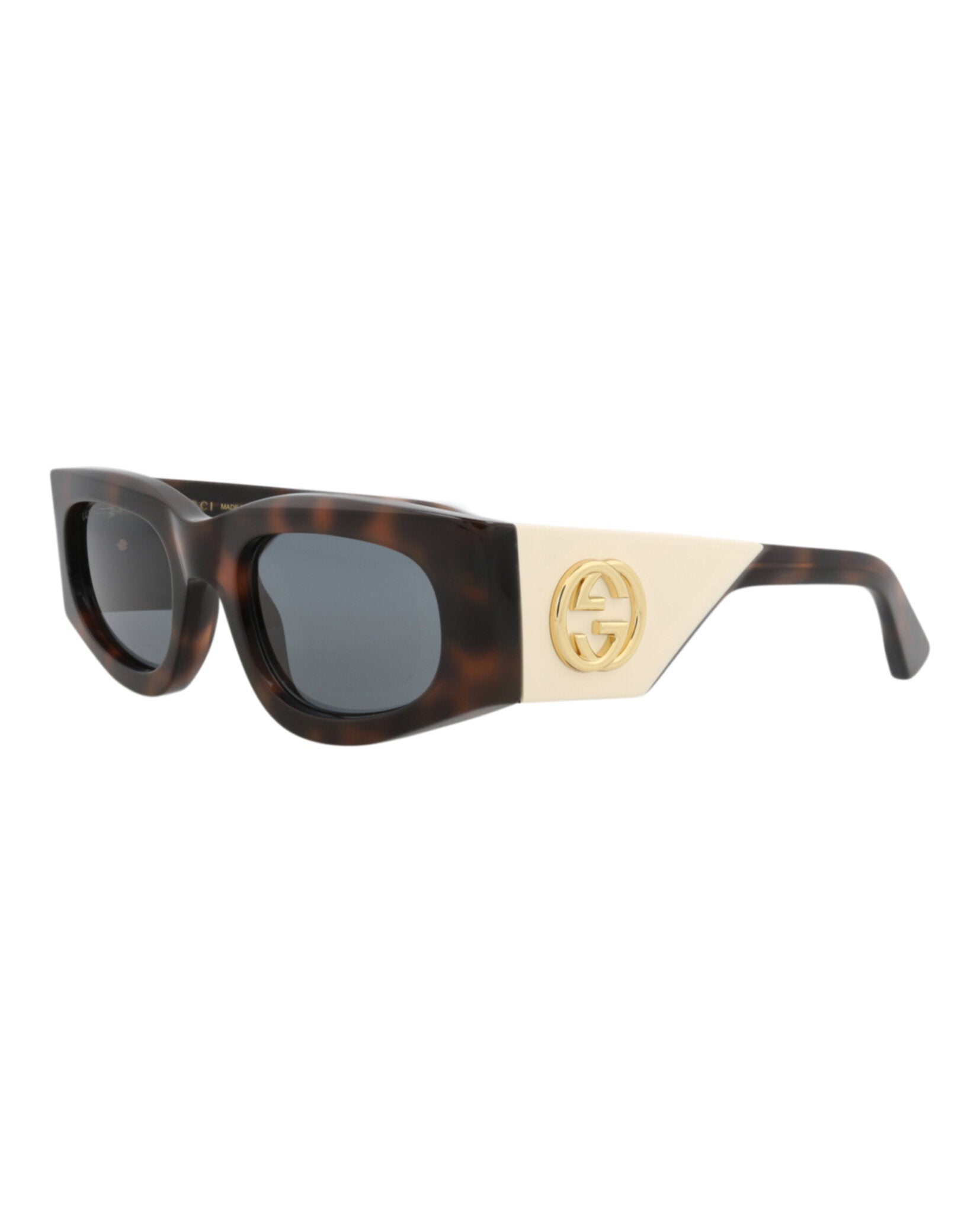 Gucci Gucci Womens Square/Rectangle Havana Havana Grey Fashion Designer Eyewear