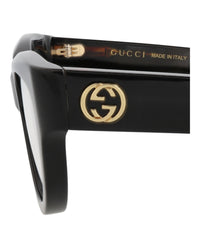 Gucci Womens Cat Eye Black Havana Transparent Fashion Designer Eyewear