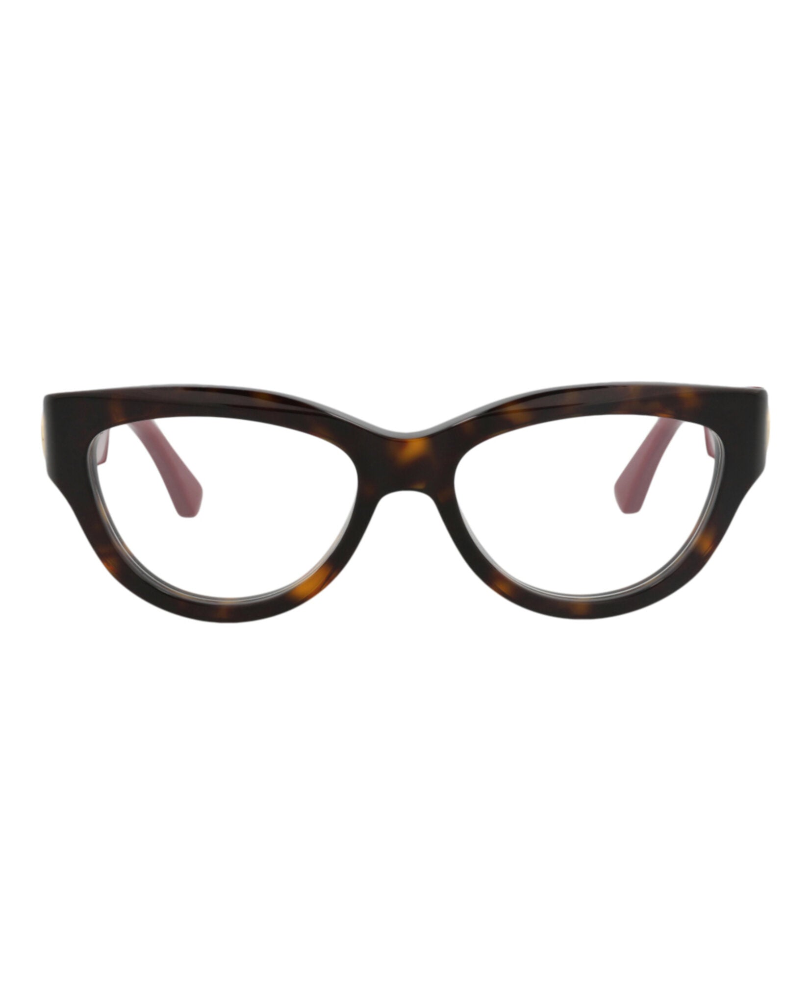 Gucci Gucci Womens Cat Eye Havana Red Transparent Fashion Designer Eyewear